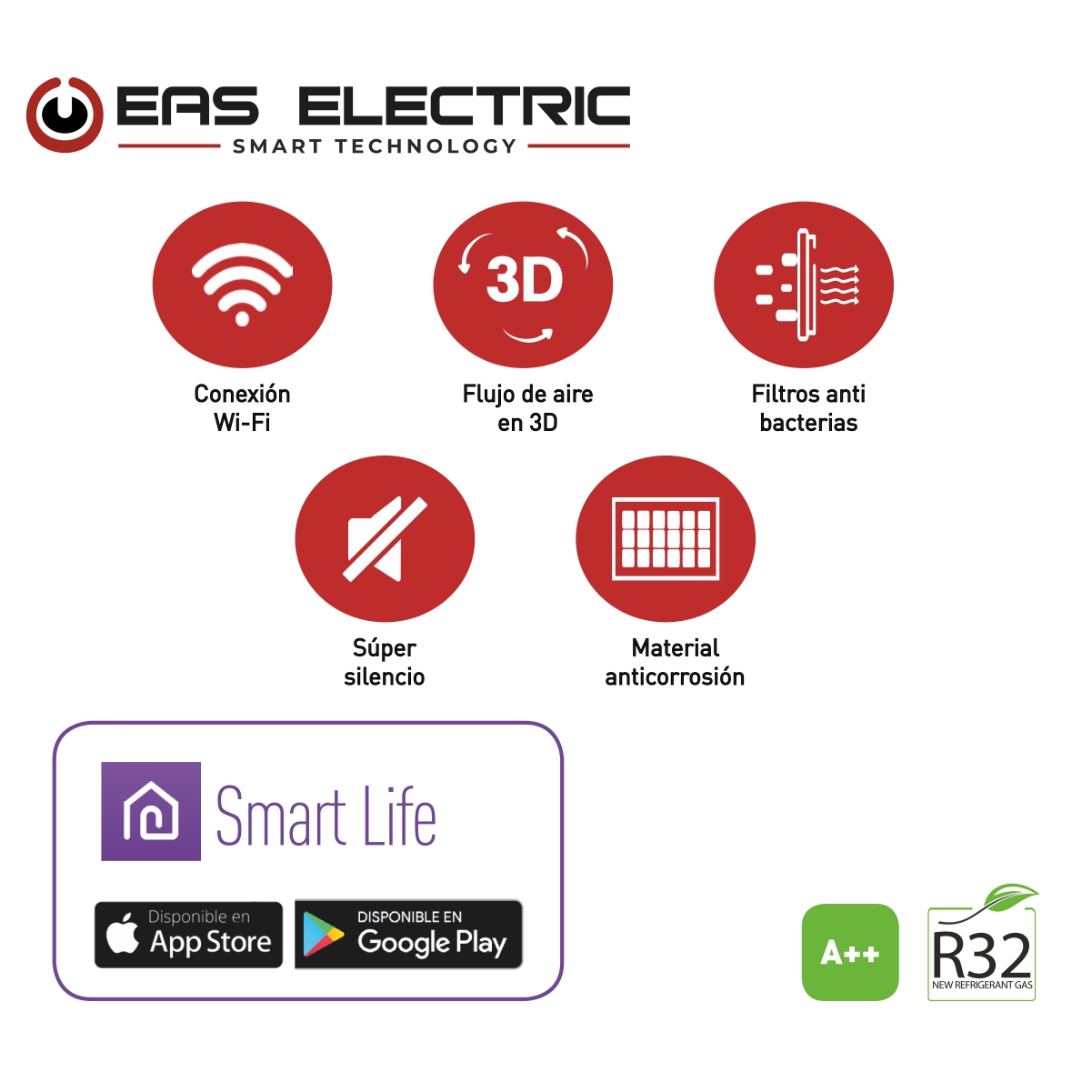 Aire acondicionado EAS Electric Black Art 25 - Imagen 2
