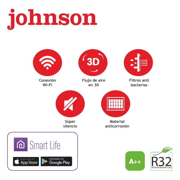 Aire acondicionado Johnson Black Mirror 25 - Imagen 2